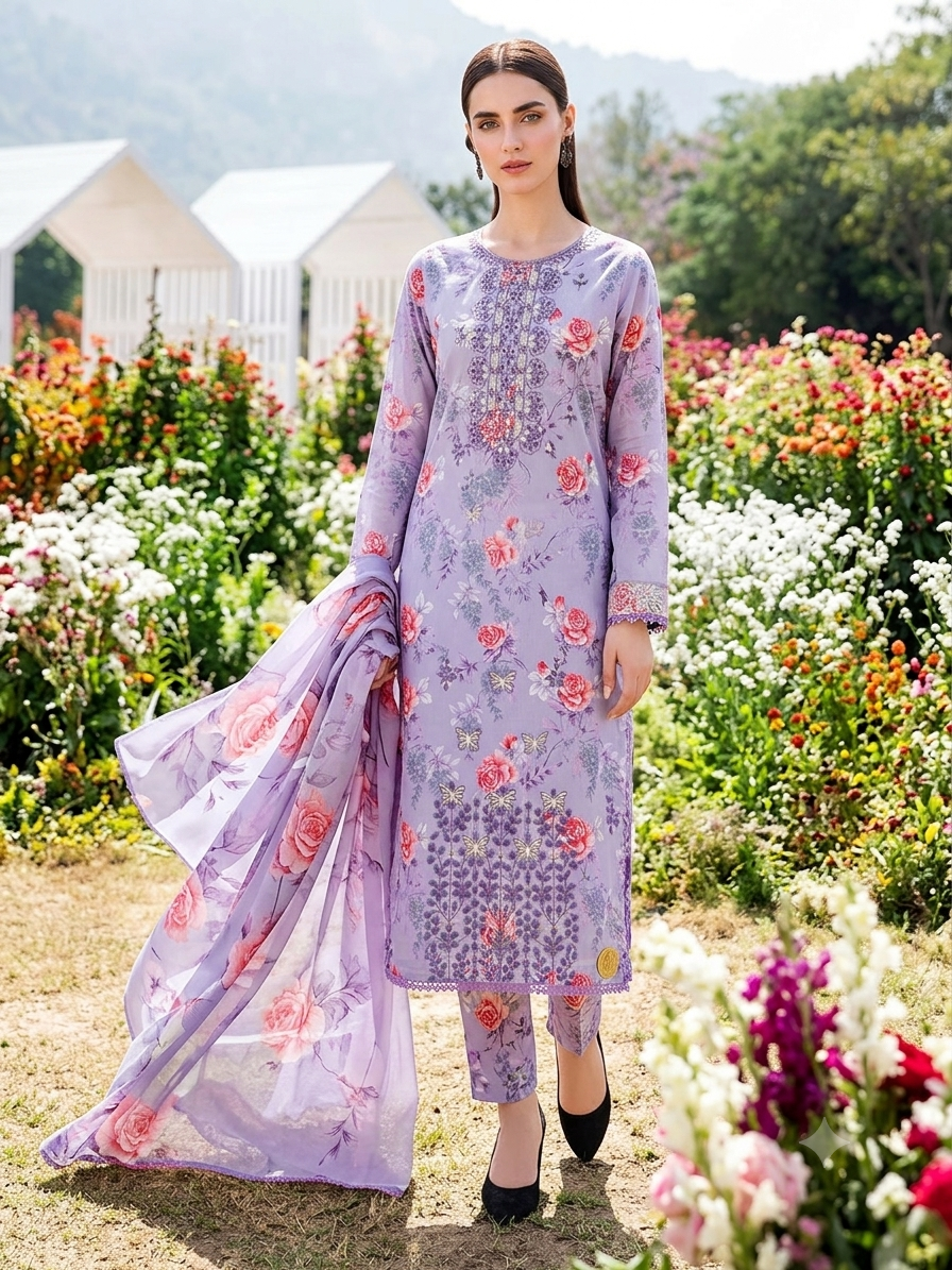 Luwn Printed 3 Piece