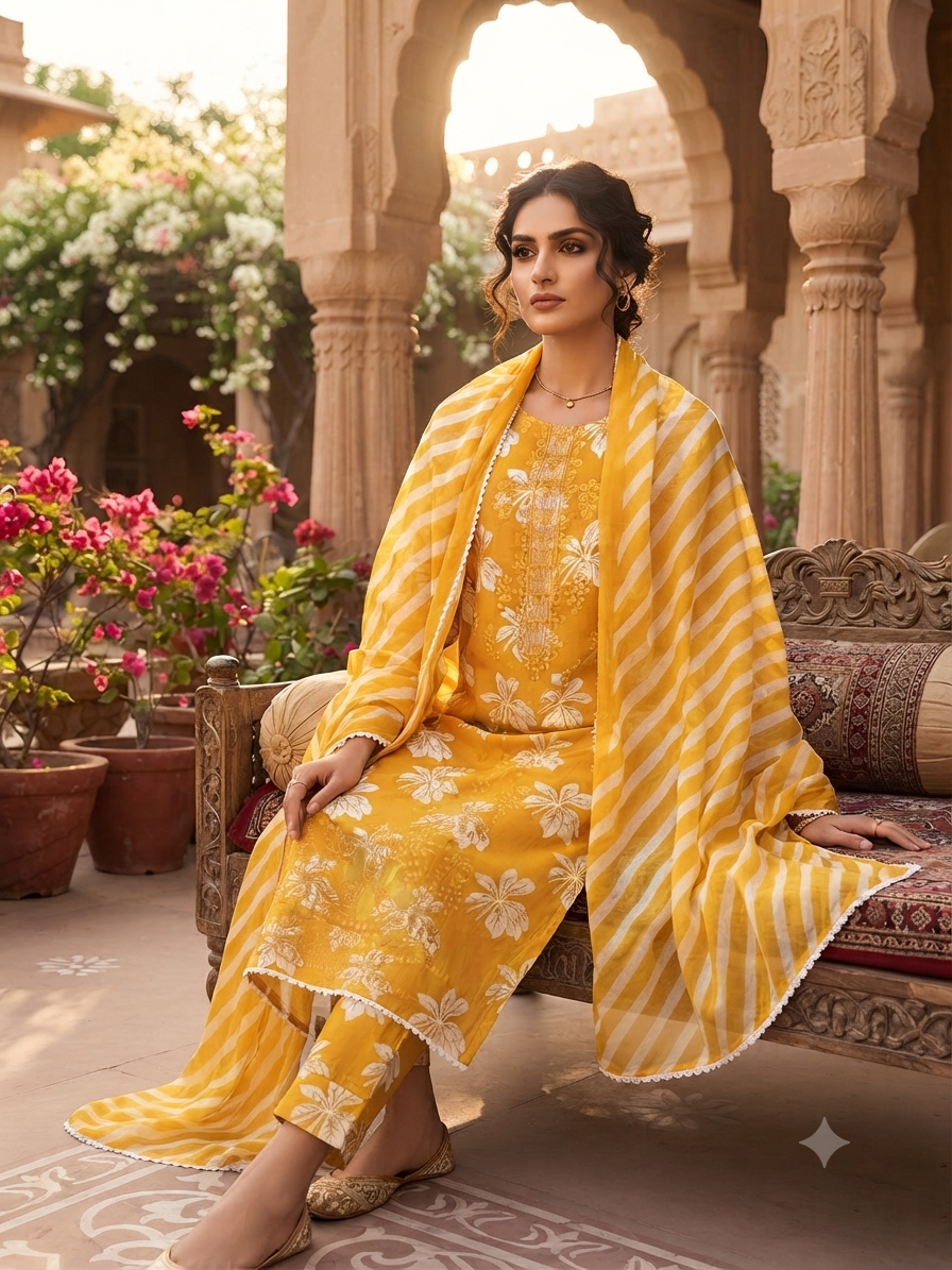 Luwn Printed 3 Piece