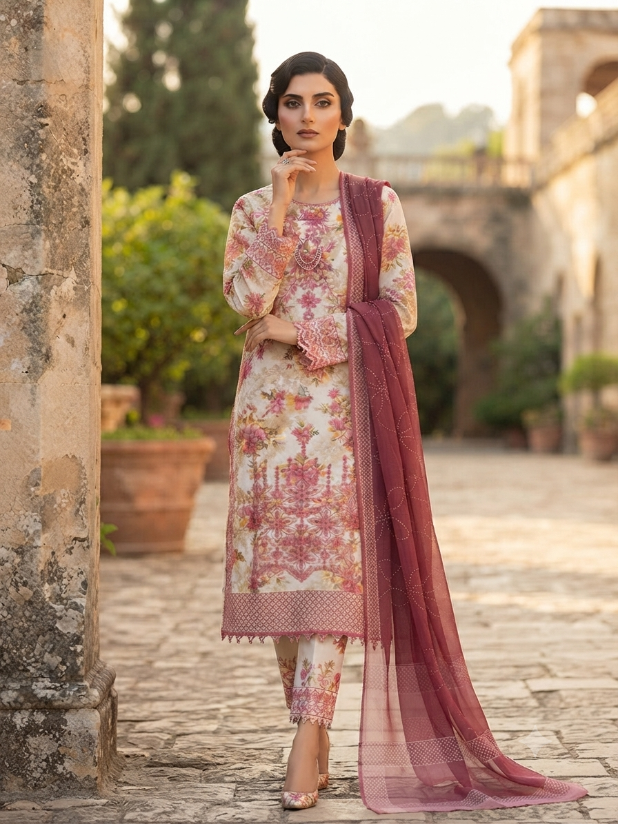 Luwn Printed 3 Piece