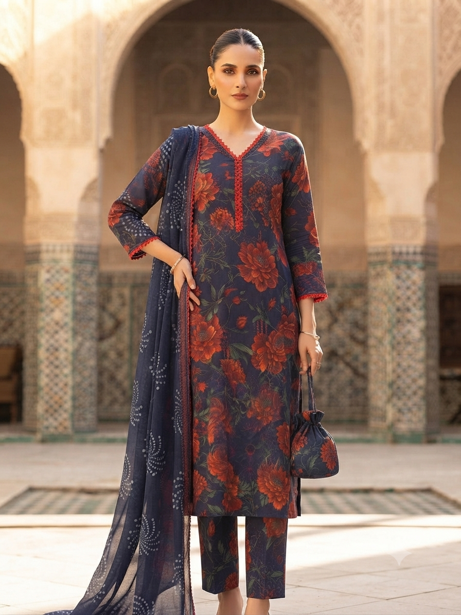 Luwn Printed 3 Piece