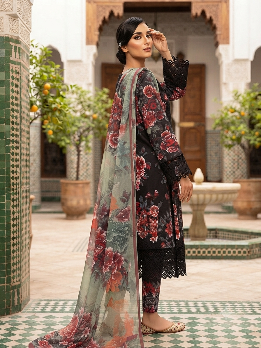 Luwn Printed 3 Piece