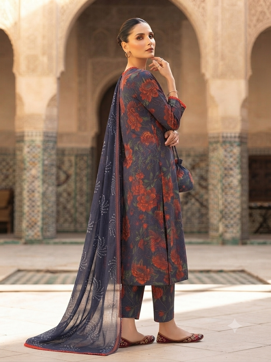 Luwn Printed 3 Piece